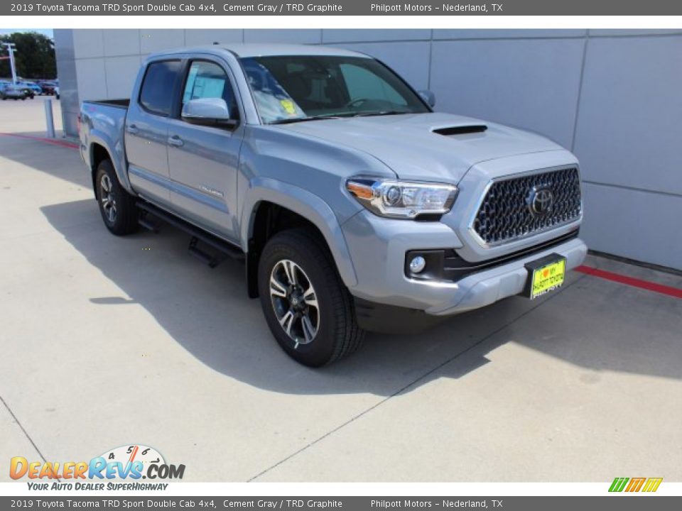 2019 Toyota Tacoma TRD Sport Double Cab 4x4 Cement Gray / TRD Graphite Photo #2