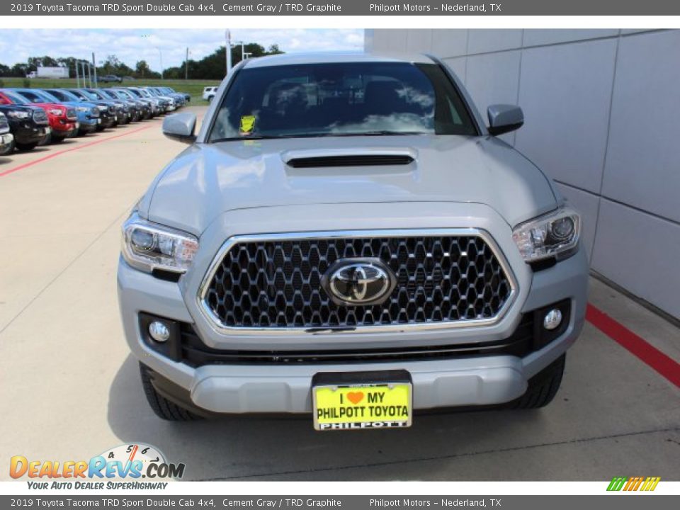 2019 Toyota Tacoma TRD Sport Double Cab 4x4 Cement Gray / TRD Graphite Photo #3