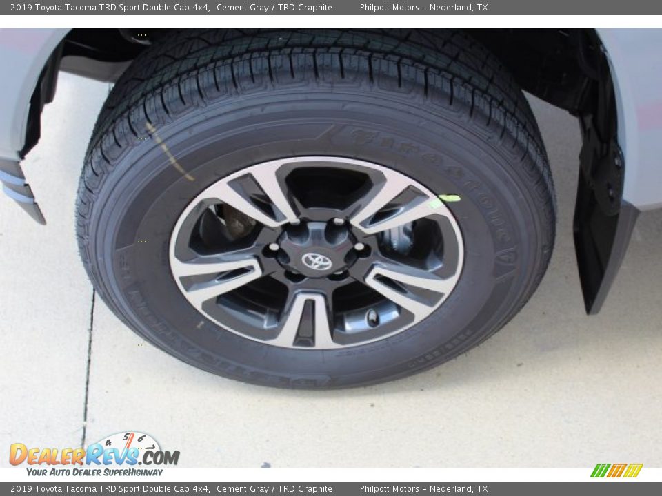 2019 Toyota Tacoma TRD Sport Double Cab 4x4 Cement Gray / TRD Graphite Photo #5