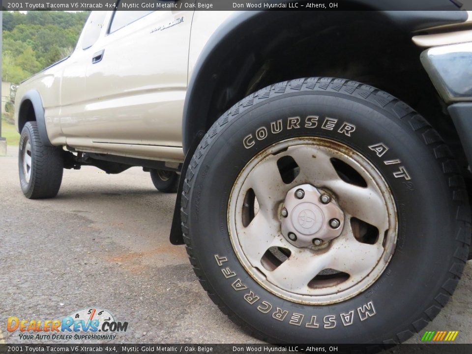 2001 Toyota Tacoma V6 Xtracab 4x4 Mystic Gold Metallic / Oak Beige Photo #3