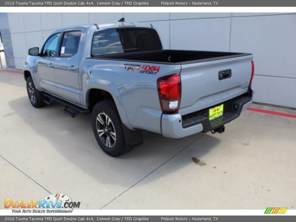 2019 Toyota Tacoma TRD Sport Double Cab 4x4 Cement Gray / TRD Graphite Photo #6