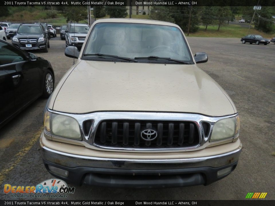 2001 Toyota Tacoma V6 Xtracab 4x4 Mystic Gold Metallic / Oak Beige Photo #4