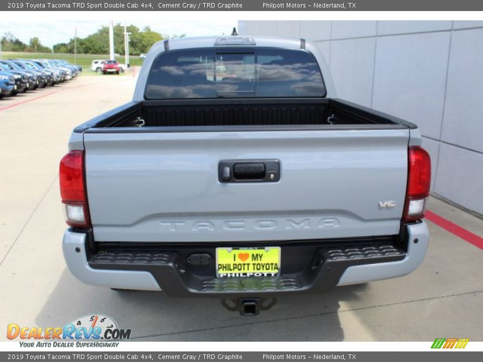 2019 Toyota Tacoma TRD Sport Double Cab 4x4 Cement Gray / TRD Graphite Photo #7