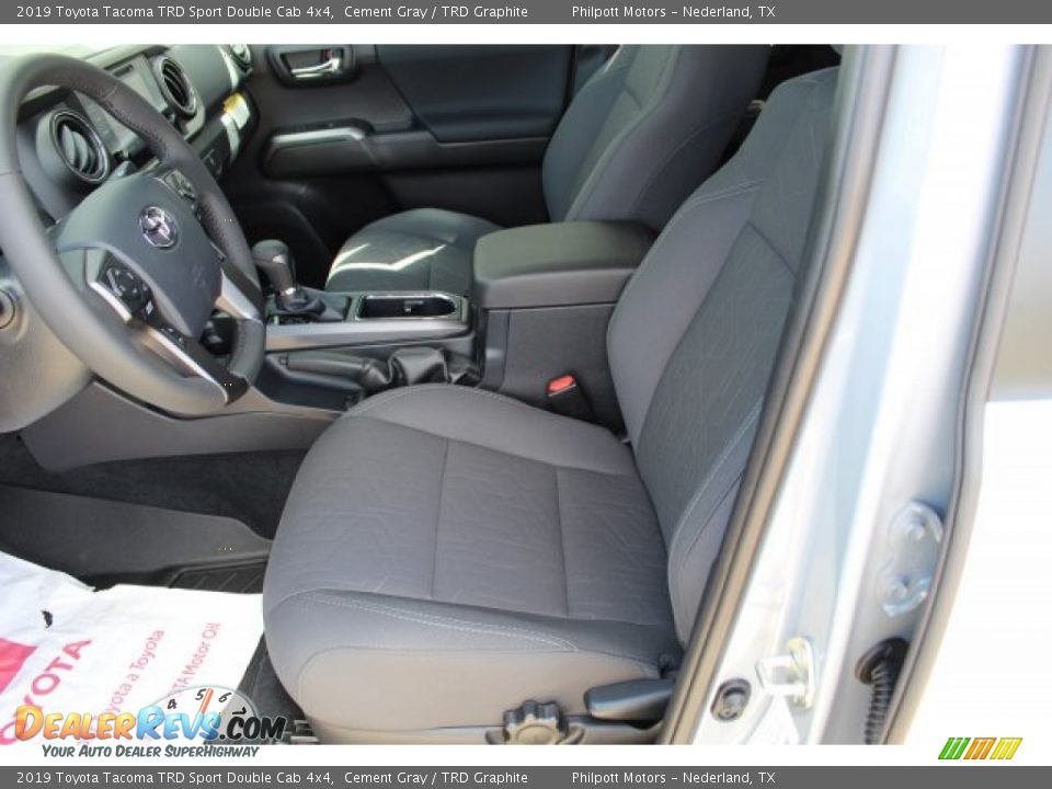 2019 Toyota Tacoma TRD Sport Double Cab 4x4 Cement Gray / TRD Graphite Photo #10