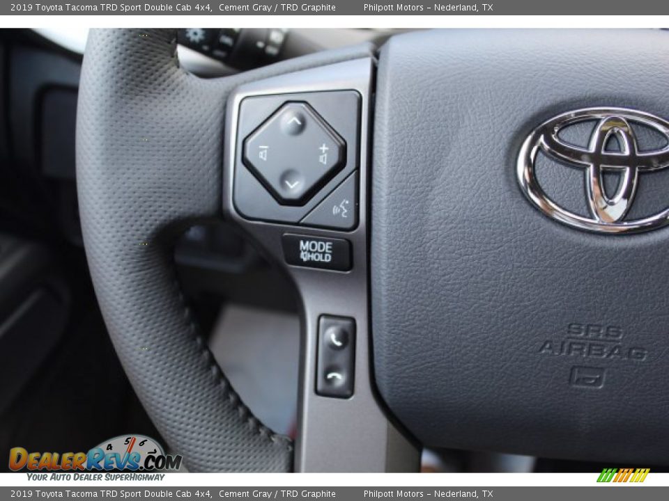 2019 Toyota Tacoma TRD Sport Double Cab 4x4 Cement Gray / TRD Graphite Photo #11