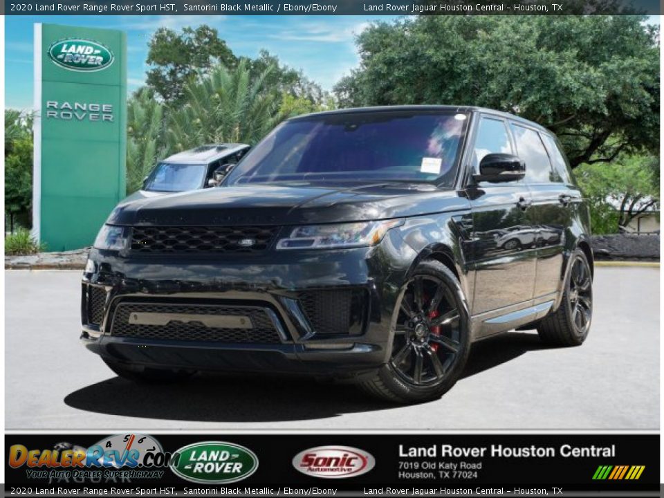 2020 Land Rover Range Rover Sport HST Santorini Black Metallic / Ebony/Ebony Photo #1
