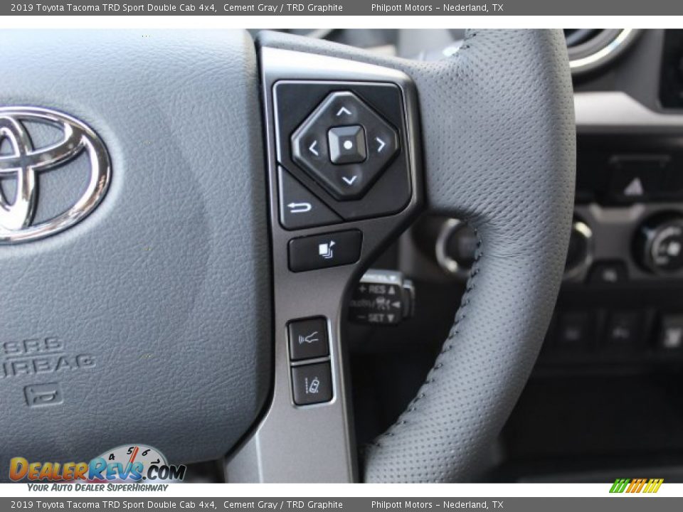 2019 Toyota Tacoma TRD Sport Double Cab 4x4 Cement Gray / TRD Graphite Photo #12
