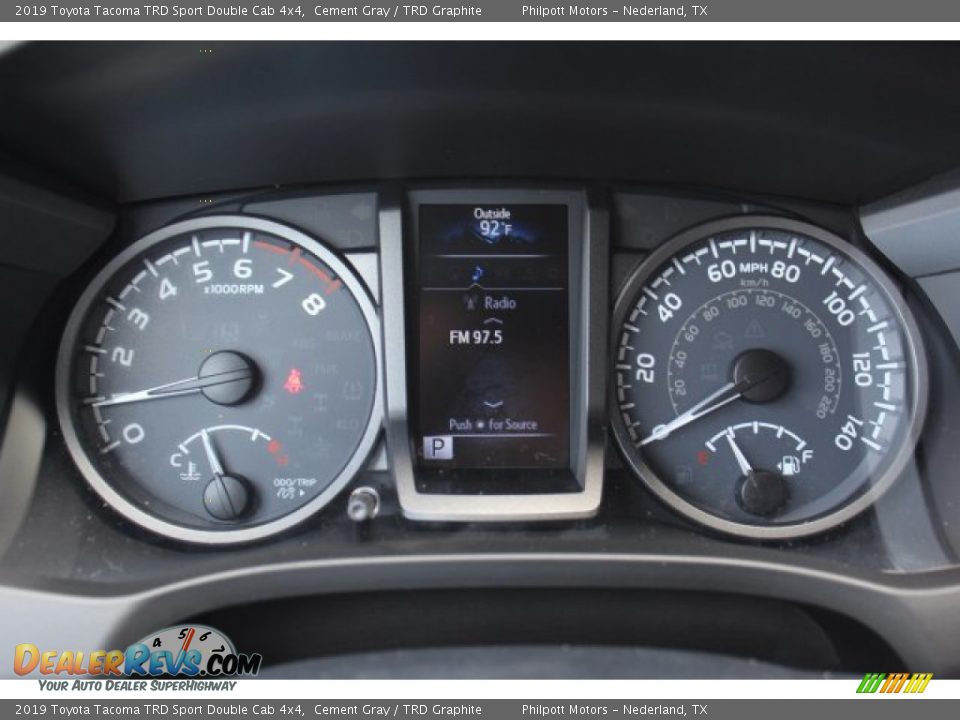 2019 Toyota Tacoma TRD Sport Double Cab 4x4 Cement Gray / TRD Graphite Photo #13