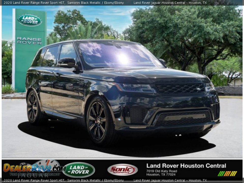 2020 Land Rover Range Rover Sport HST Santorini Black Metallic / Ebony/Ebony Photo #2