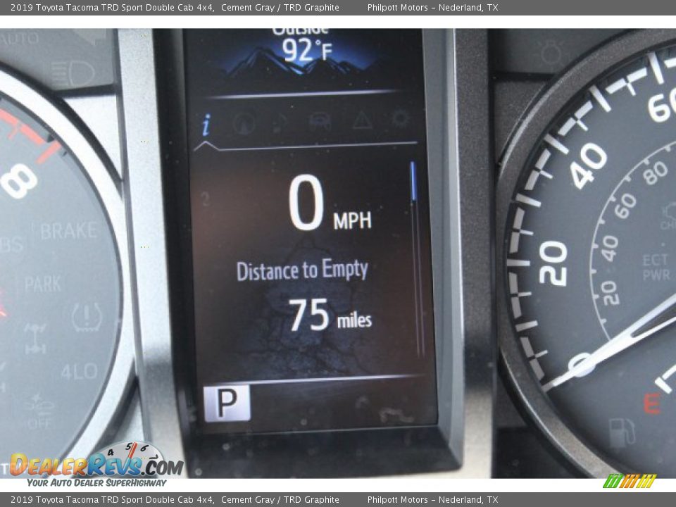 2019 Toyota Tacoma TRD Sport Double Cab 4x4 Cement Gray / TRD Graphite Photo #14