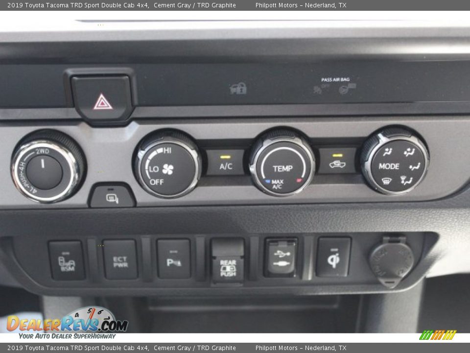 2019 Toyota Tacoma TRD Sport Double Cab 4x4 Cement Gray / TRD Graphite Photo #16