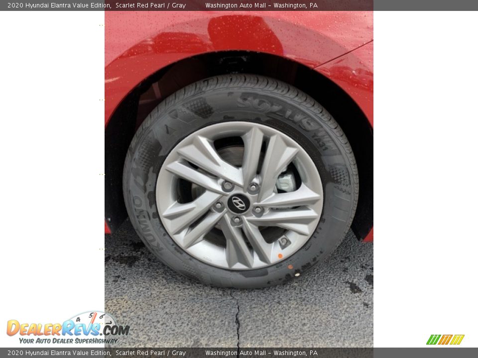 2020 Hyundai Elantra Value Edition Scarlet Red Pearl / Gray Photo #29