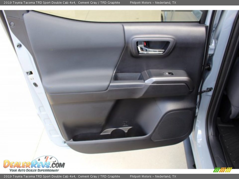 2019 Toyota Tacoma TRD Sport Double Cab 4x4 Cement Gray / TRD Graphite Photo #19