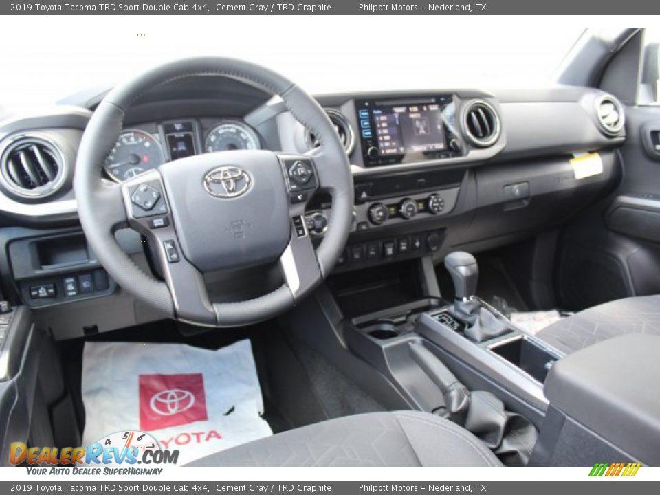 2019 Toyota Tacoma TRD Sport Double Cab 4x4 Cement Gray / TRD Graphite Photo #21