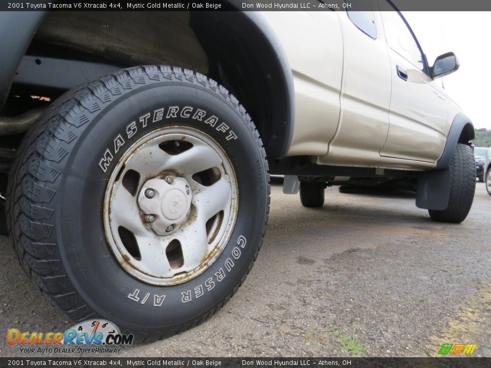2001 Toyota Tacoma V6 Xtracab 4x4 Mystic Gold Metallic / Oak Beige Photo #14