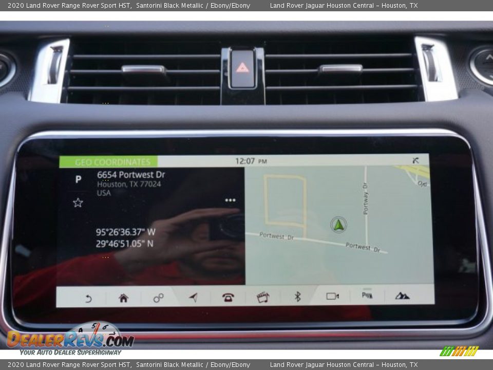 2020 Land Rover Range Rover Sport HST Santorini Black Metallic / Ebony/Ebony Photo #14