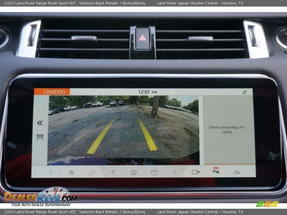 2020 Land Rover Range Rover Sport HST Santorini Black Metallic / Ebony/Ebony Photo #15