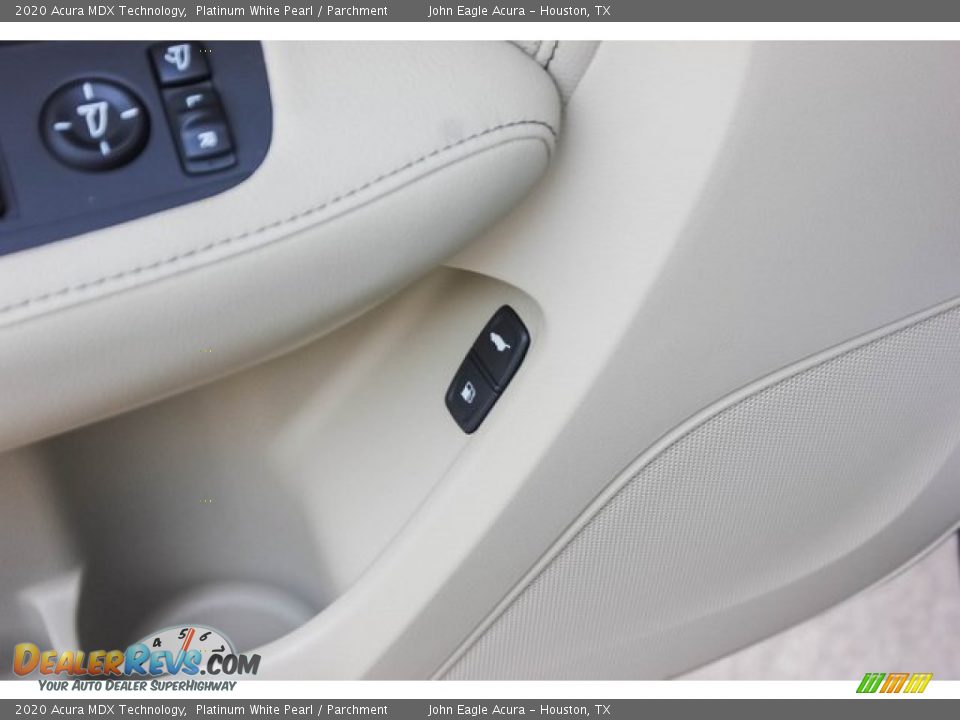 2020 Acura MDX Technology Platinum White Pearl / Parchment Photo #14