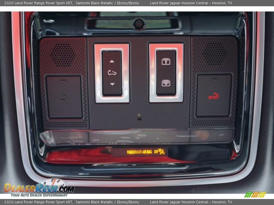 2020 Land Rover Range Rover Sport HST Santorini Black Metallic / Ebony/Ebony Photo #19