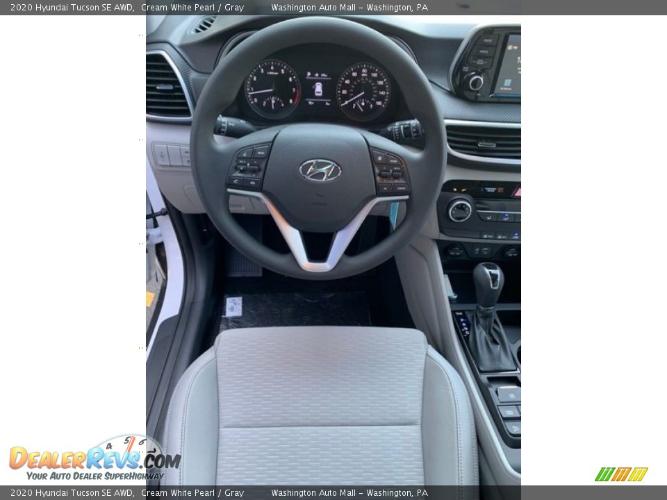 2020 Hyundai Tucson SE AWD Cream White Pearl / Gray Photo #14