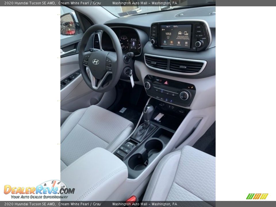 2020 Hyundai Tucson SE AWD Cream White Pearl / Gray Photo #29