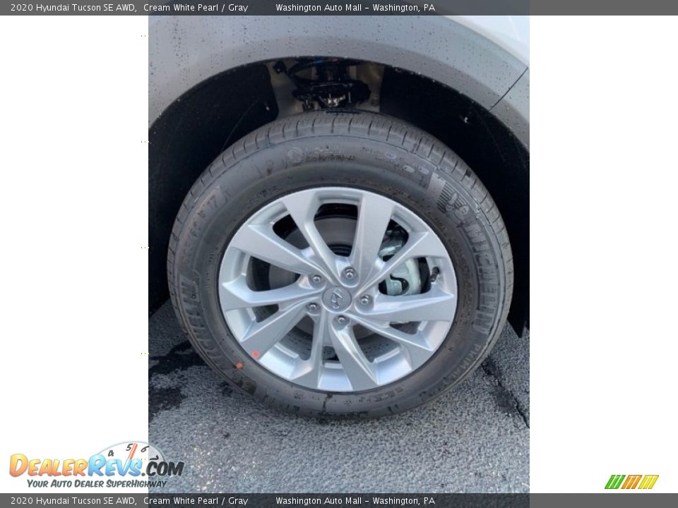 2020 Hyundai Tucson SE AWD Cream White Pearl / Gray Photo #30
