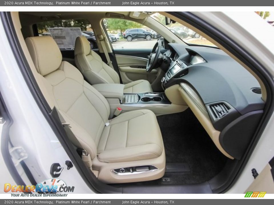 2020 Acura MDX Technology Platinum White Pearl / Parchment Photo #26