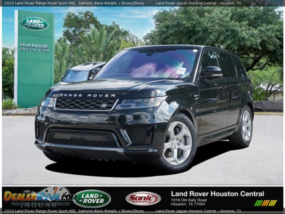 2020 Land Rover Range Rover Sport HSE Santorini Black Metallic / Ebony/Ebony Photo #1