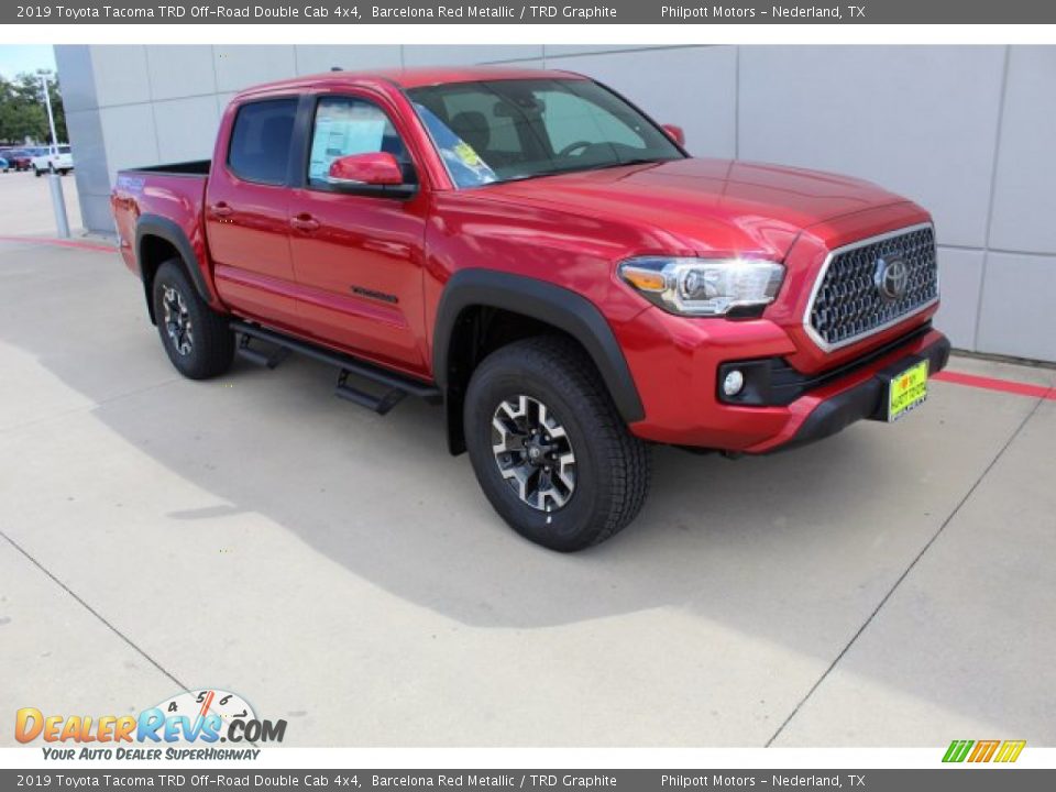 2019 Toyota Tacoma TRD Off-Road Double Cab 4x4 Barcelona Red Metallic / TRD Graphite Photo #2