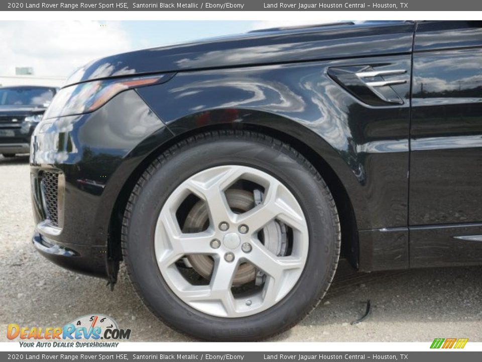 2020 Land Rover Range Rover Sport HSE Santorini Black Metallic / Ebony/Ebony Photo #6