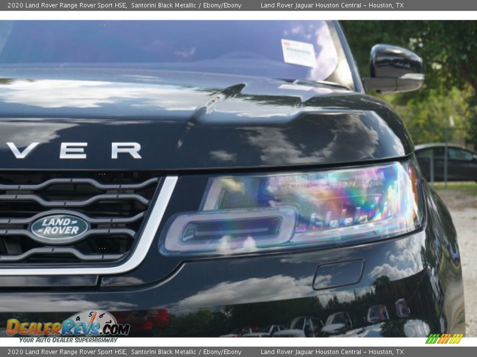 2020 Land Rover Range Rover Sport HSE Santorini Black Metallic / Ebony/Ebony Photo #7