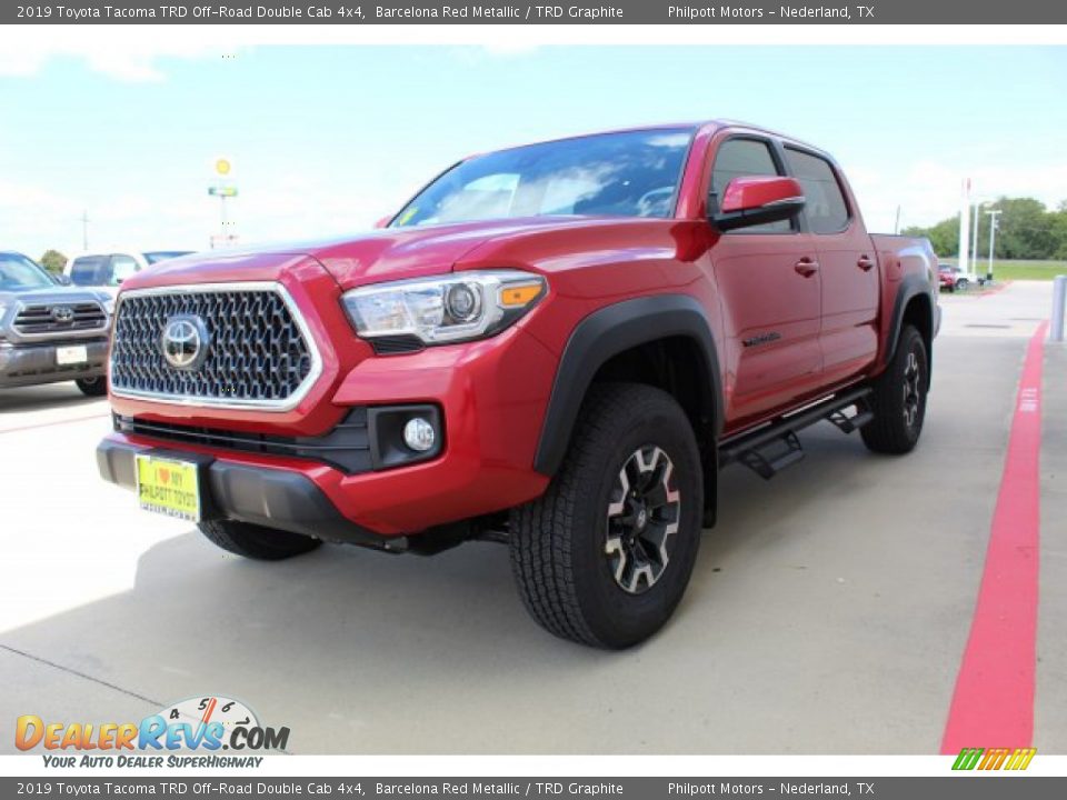2019 Toyota Tacoma TRD Off-Road Double Cab 4x4 Barcelona Red Metallic / TRD Graphite Photo #4