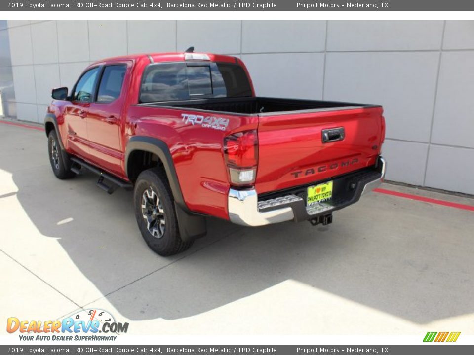 2019 Toyota Tacoma TRD Off-Road Double Cab 4x4 Barcelona Red Metallic / TRD Graphite Photo #6