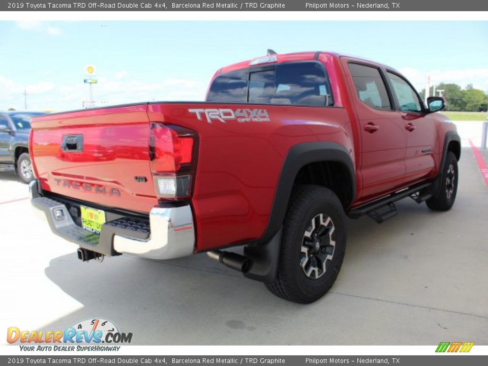2019 Toyota Tacoma TRD Off-Road Double Cab 4x4 Barcelona Red Metallic / TRD Graphite Photo #8