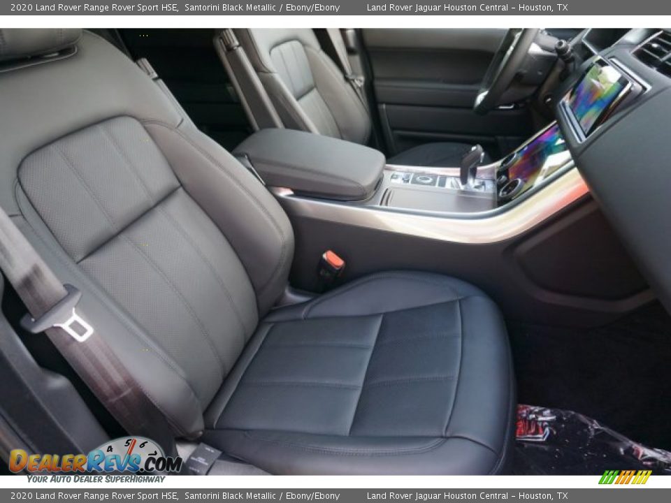 2020 Land Rover Range Rover Sport HSE Santorini Black Metallic / Ebony/Ebony Photo #11