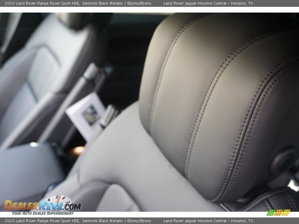 2020 Land Rover Range Rover Sport HSE Santorini Black Metallic / Ebony/Ebony Photo #12