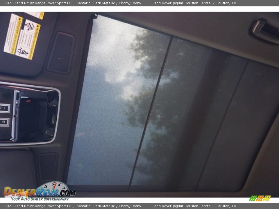 2020 Land Rover Range Rover Sport HSE Santorini Black Metallic / Ebony/Ebony Photo #23