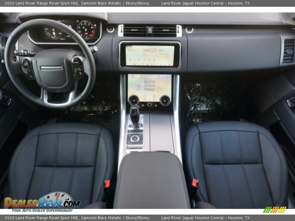 2020 Land Rover Range Rover Sport HSE Santorini Black Metallic / Ebony/Ebony Photo #24