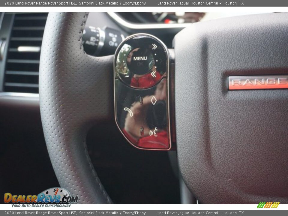 2020 Land Rover Range Rover Sport HSE Santorini Black Metallic / Ebony/Ebony Photo #26