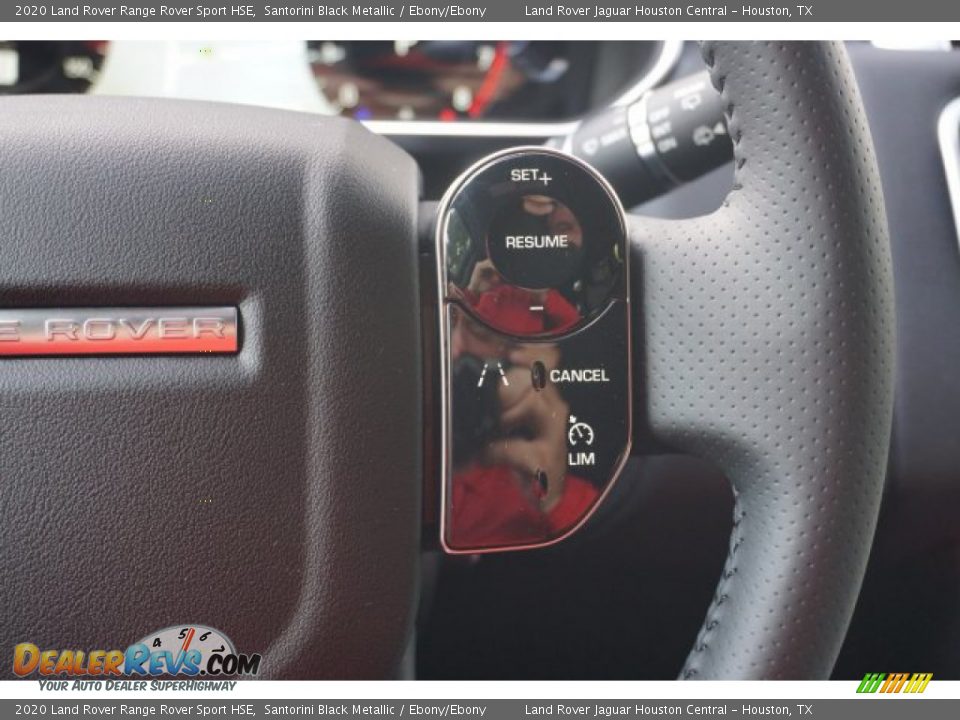 2020 Land Rover Range Rover Sport HSE Santorini Black Metallic / Ebony/Ebony Photo #27