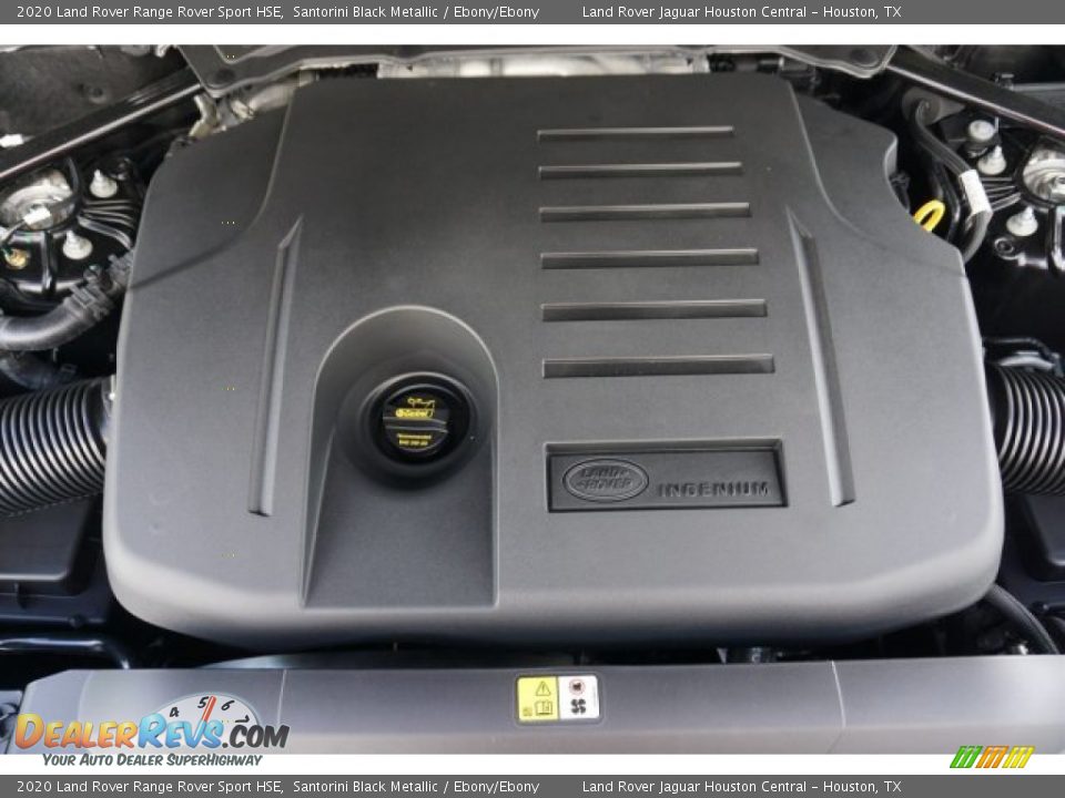 2020 Land Rover Range Rover Sport HSE Santorini Black Metallic / Ebony/Ebony Photo #29