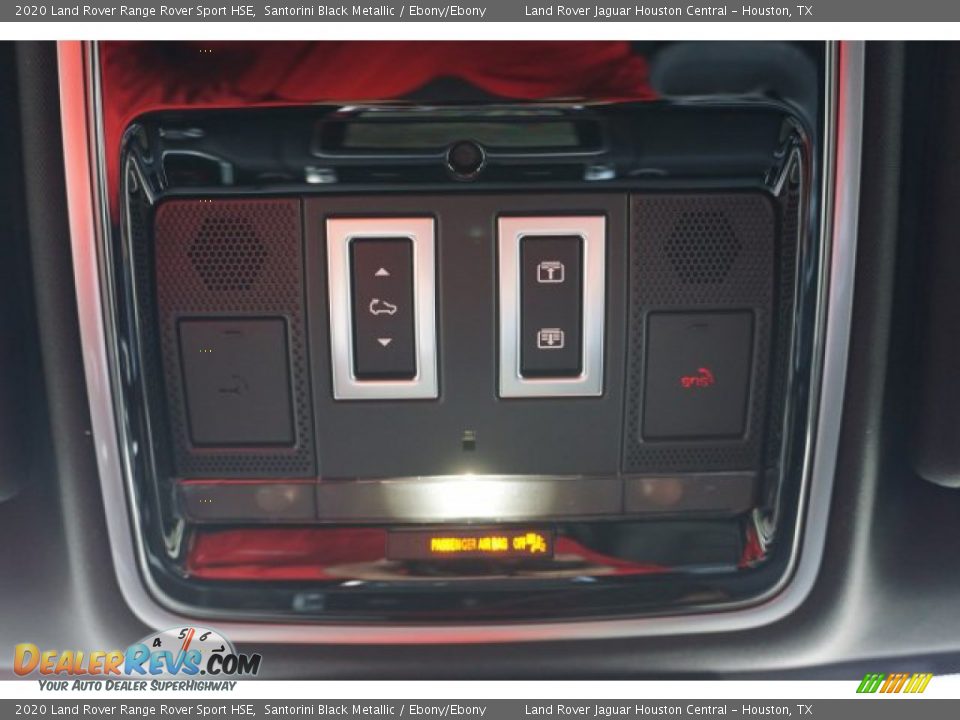 2020 Land Rover Range Rover Sport HSE Santorini Black Metallic / Ebony/Ebony Photo #30