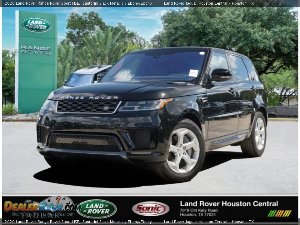 2020 Land Rover Range Rover Sport HSE Santorini Black Metallic / Ebony/Ebony Photo #1