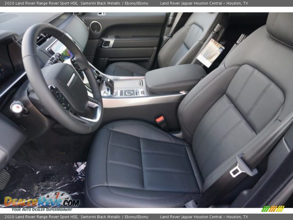 2020 Land Rover Range Rover Sport HSE Santorini Black Metallic / Ebony/Ebony Photo #10