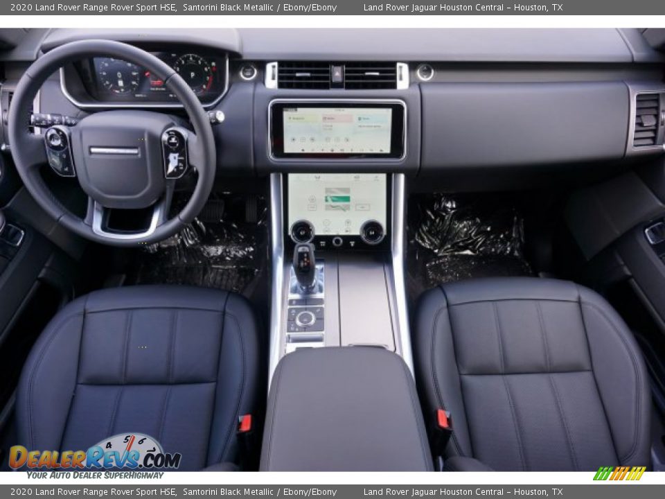 2020 Land Rover Range Rover Sport HSE Santorini Black Metallic / Ebony/Ebony Photo #25