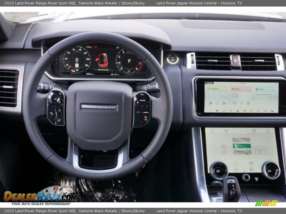 2020 Land Rover Range Rover Sport HSE Santorini Black Metallic / Ebony/Ebony Photo #26