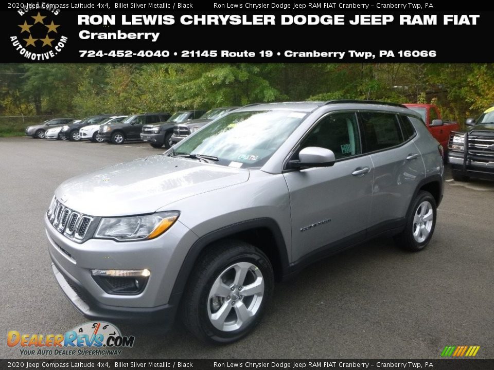 2020 Jeep Compass Latitude 4x4 Billet Silver Metallic / Black Photo #1