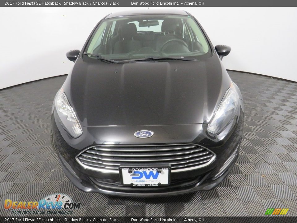 2017 Ford Fiesta SE Hatchback Shadow Black / Charcoal Black Photo #2