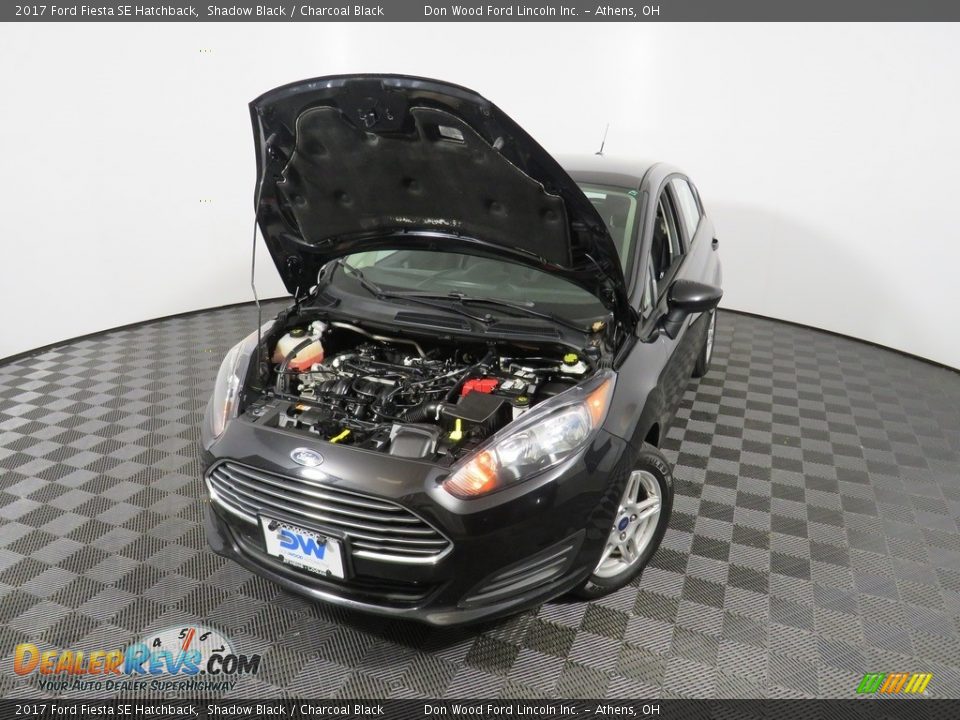 2017 Ford Fiesta SE Hatchback Shadow Black / Charcoal Black Photo #3