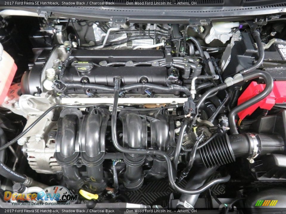 2017 Ford Fiesta SE Hatchback Shadow Black / Charcoal Black Photo #4